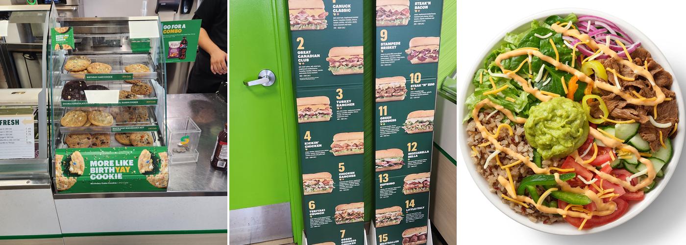 Subway Menu
