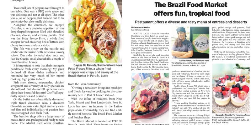 Loja Brasileira Menu