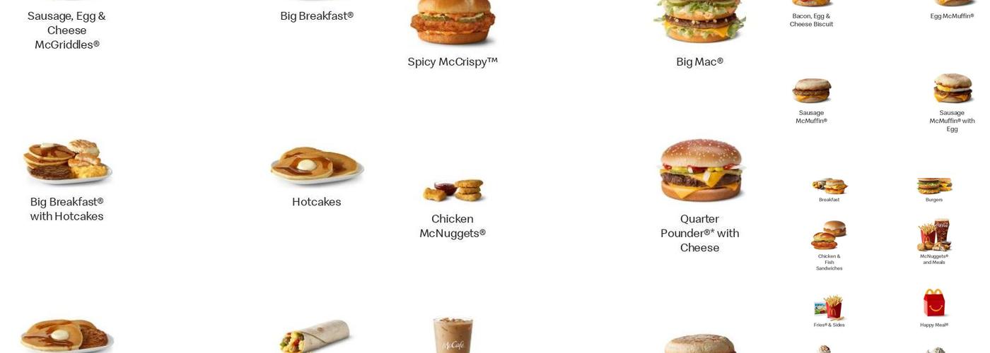 McDonald's Menu
