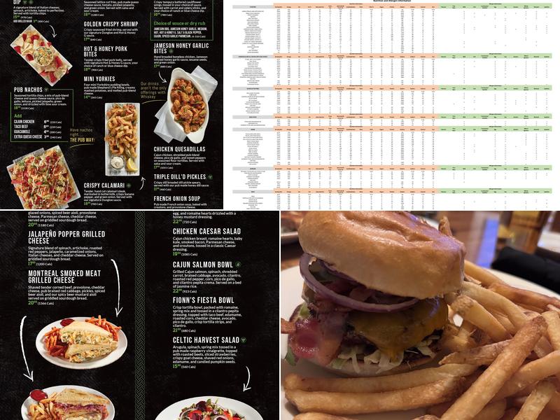 Paddy Flaherty's Menu