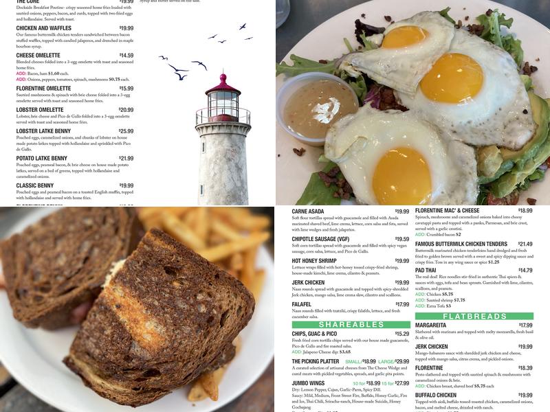 Alternate Grounds Dockside Menu