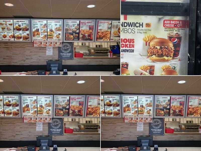 KFC Menu