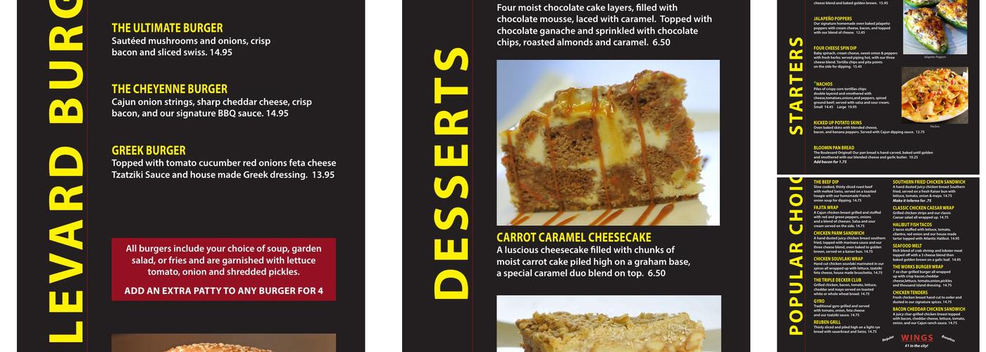 Boulevard Grill Menu