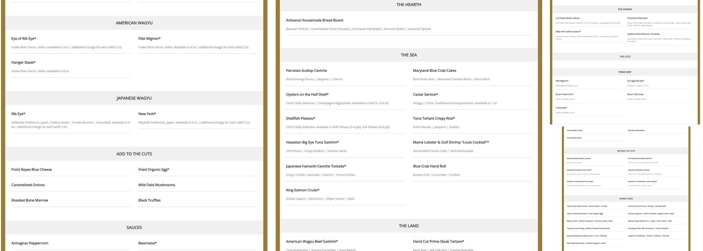 Wolfgang Puck Pizza Menu