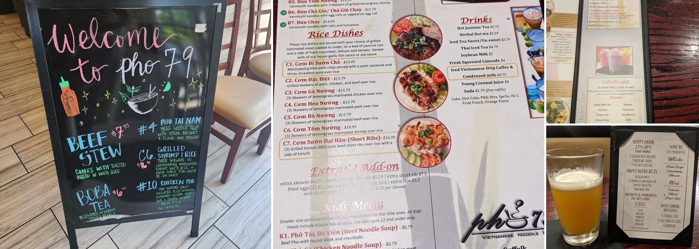 Pho 79 Menu
