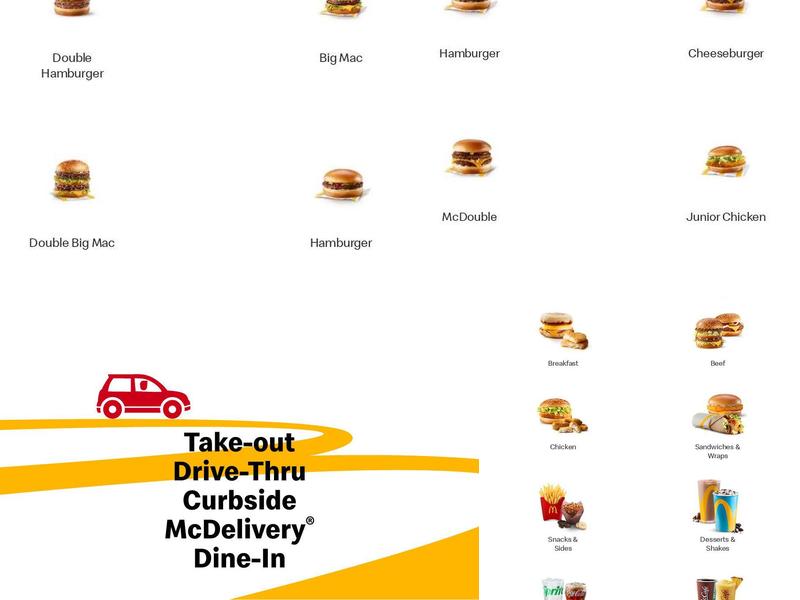 McDonald's Menu