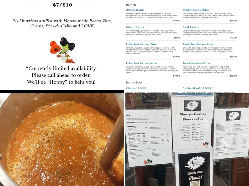 Hoppy's Cantina Menu