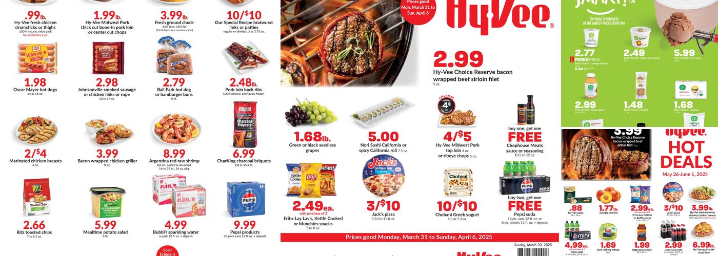Hy-Vee Market Grille Menu