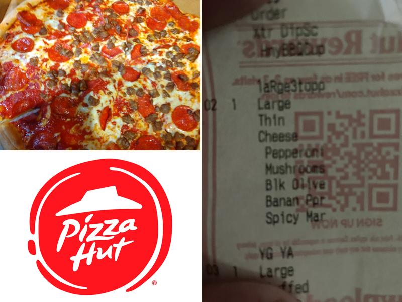 Pizza Hut Menu