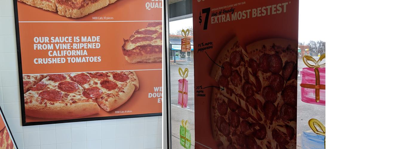 Little Caesars Pizza Menu