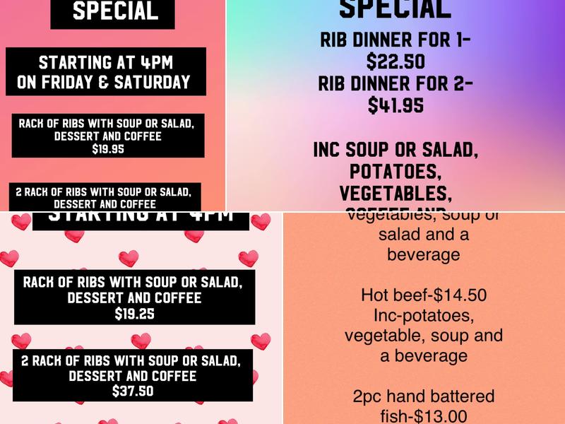 Riverport Restaurant Menu