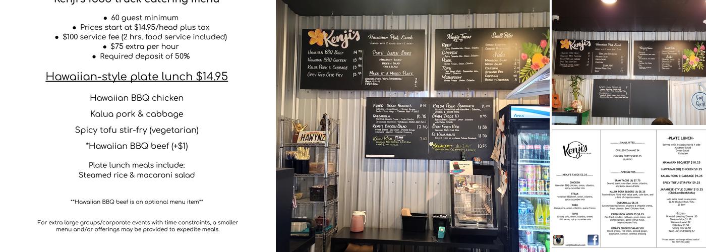 Kenji's Menu