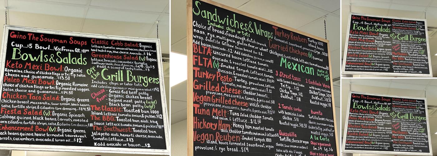 The Kitchen by Great Full Gardens Menu