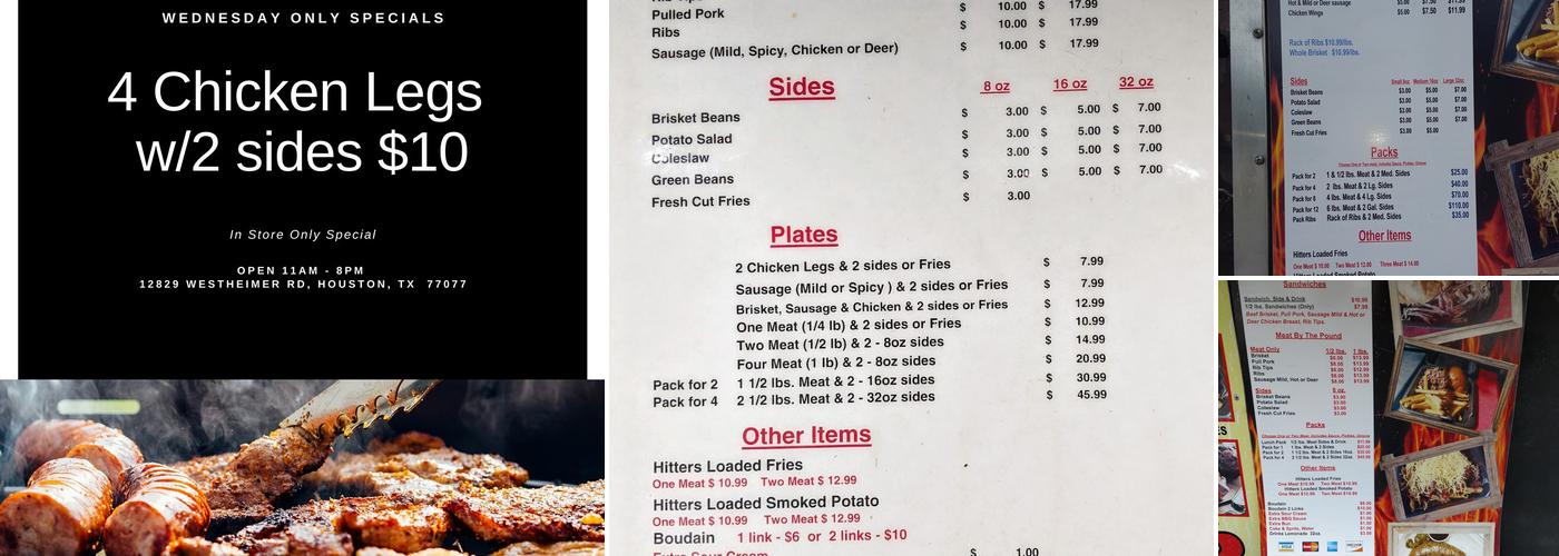 Texas BBQ Menu