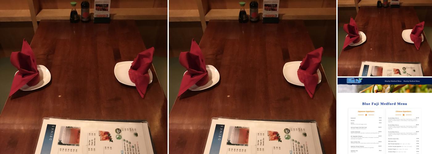 Blue Fuji Menu