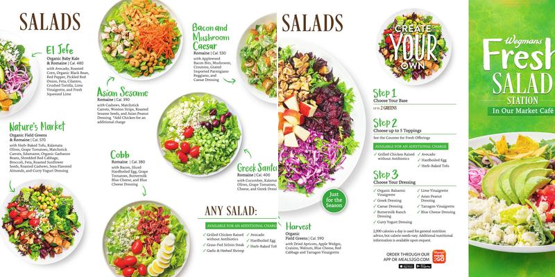 Wegmans Meals 2GO Menu