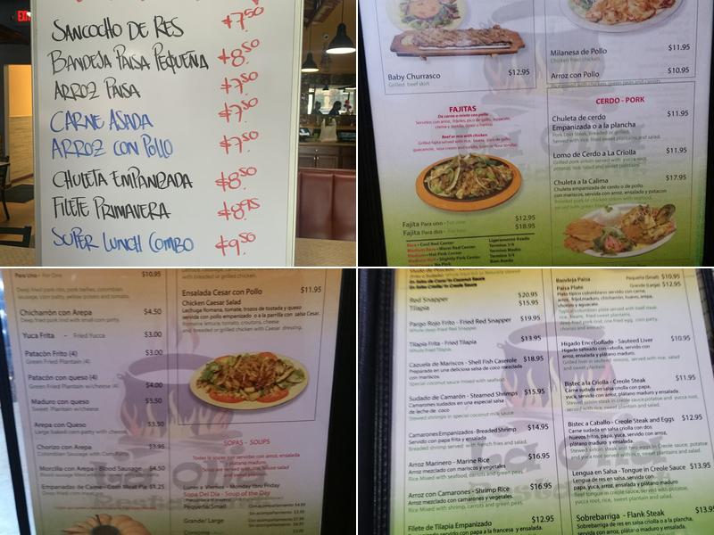 La Olla Menu