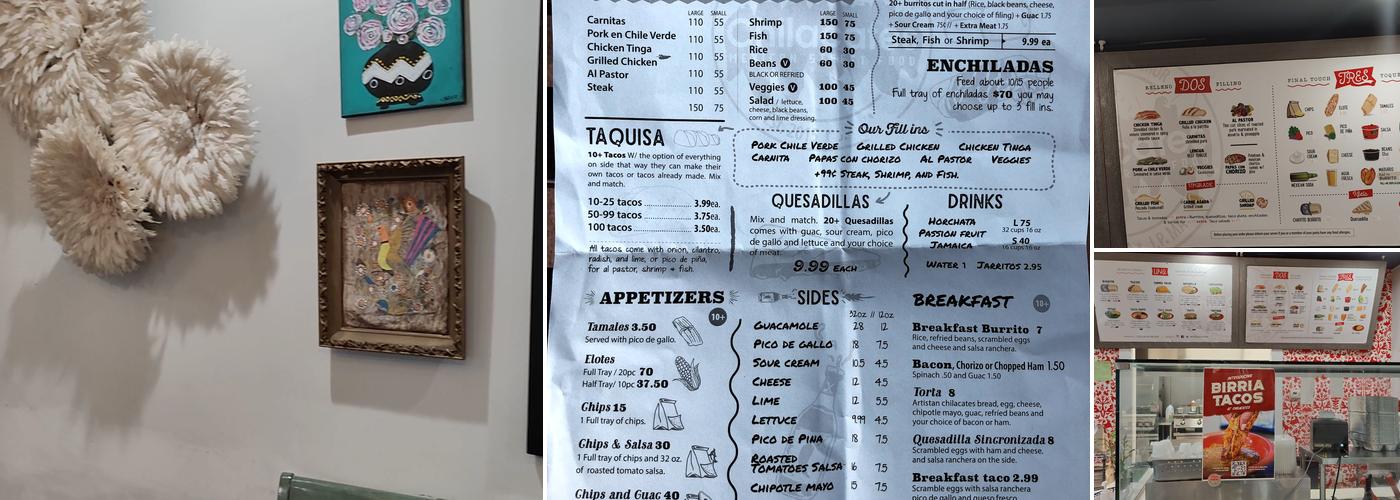Chilacates Washington St. Menu
