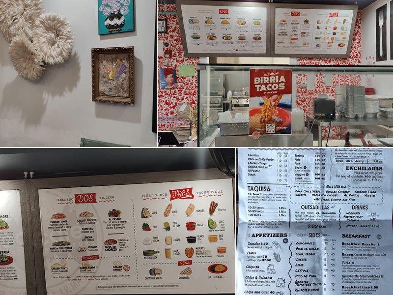 Chilacates Washington St. Menu