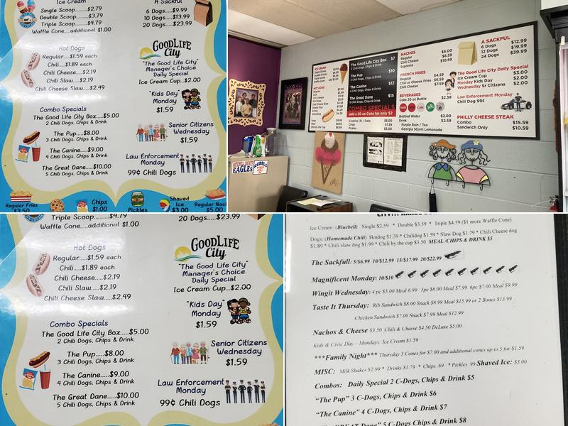 2 Scoops & A Dog Menu