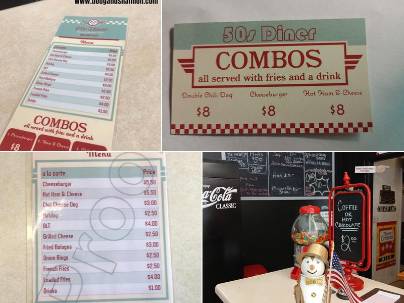 50's Diner Menu