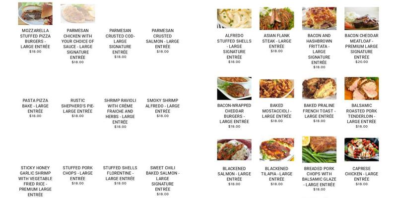Super Suppers Menu