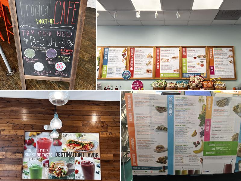Tropical Smoothie Cafe Menu