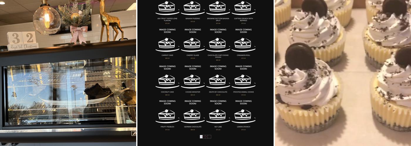 Everything is Cheesecake Menu