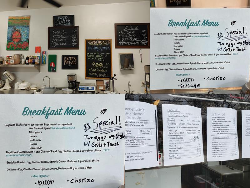 Kitchenette Menu