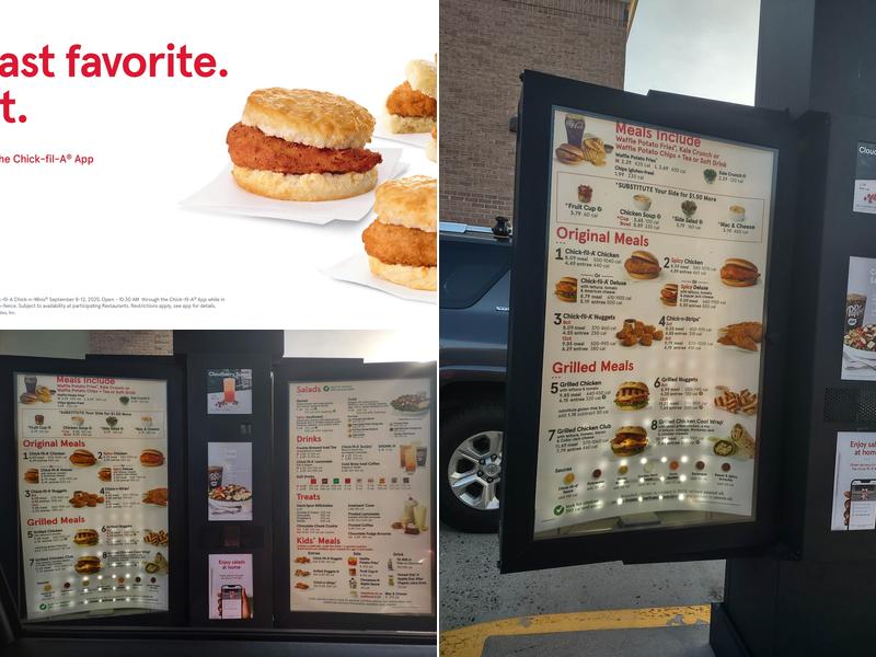 Chick-fil-A Menu