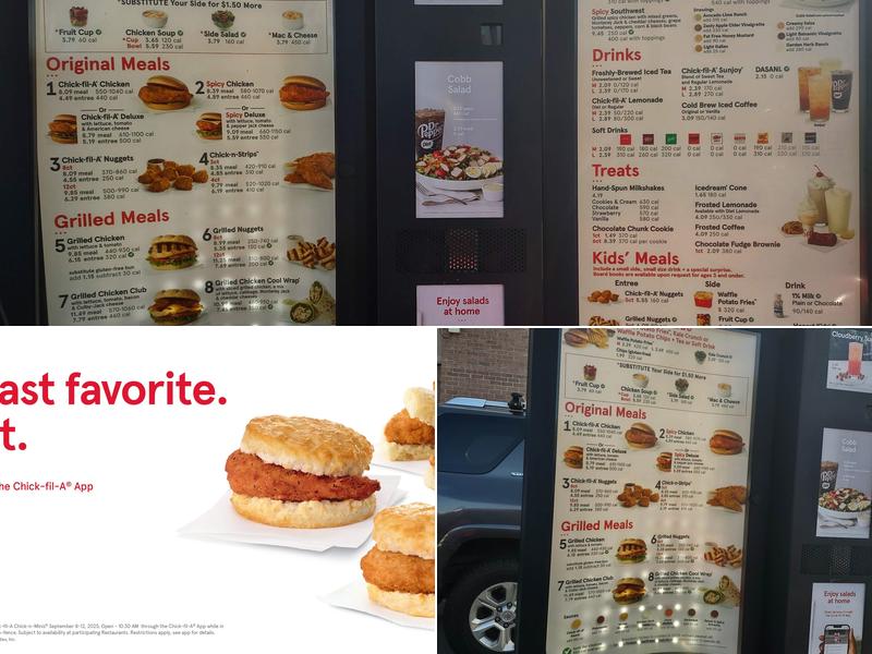 Chick-fil-A Menu