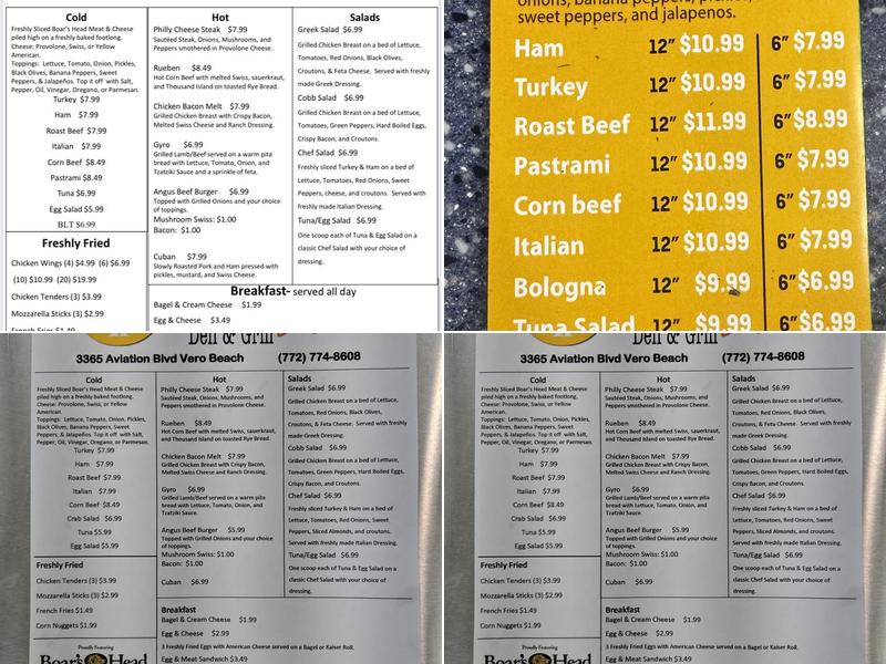 On The Fly Deli & Grill Menu