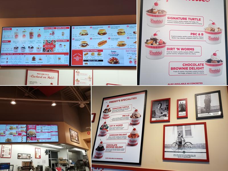Freddy's Frozen Custard & Steakburgers Menu