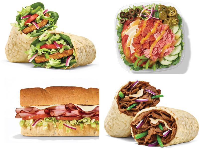 Subway Menu