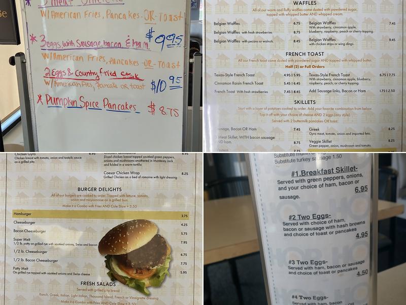 The House Of Pancakes Menu