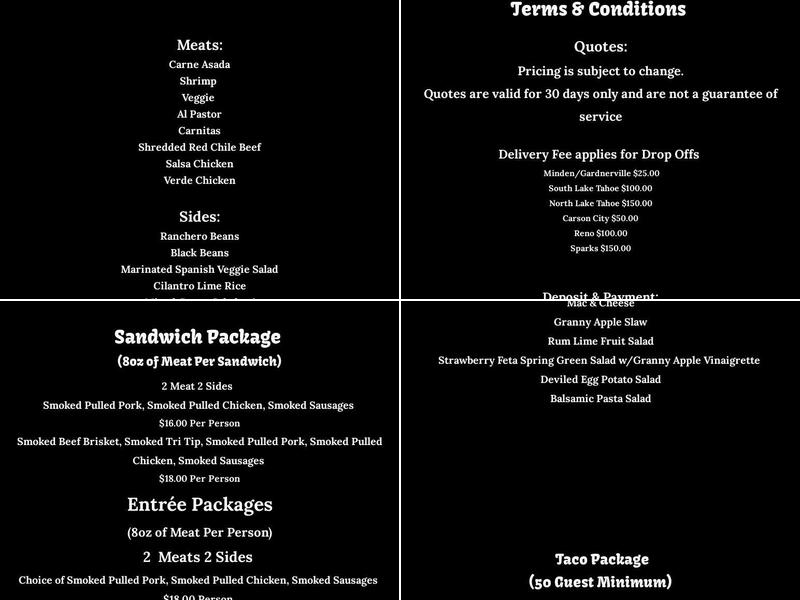 Sierra Market 2 Menu
