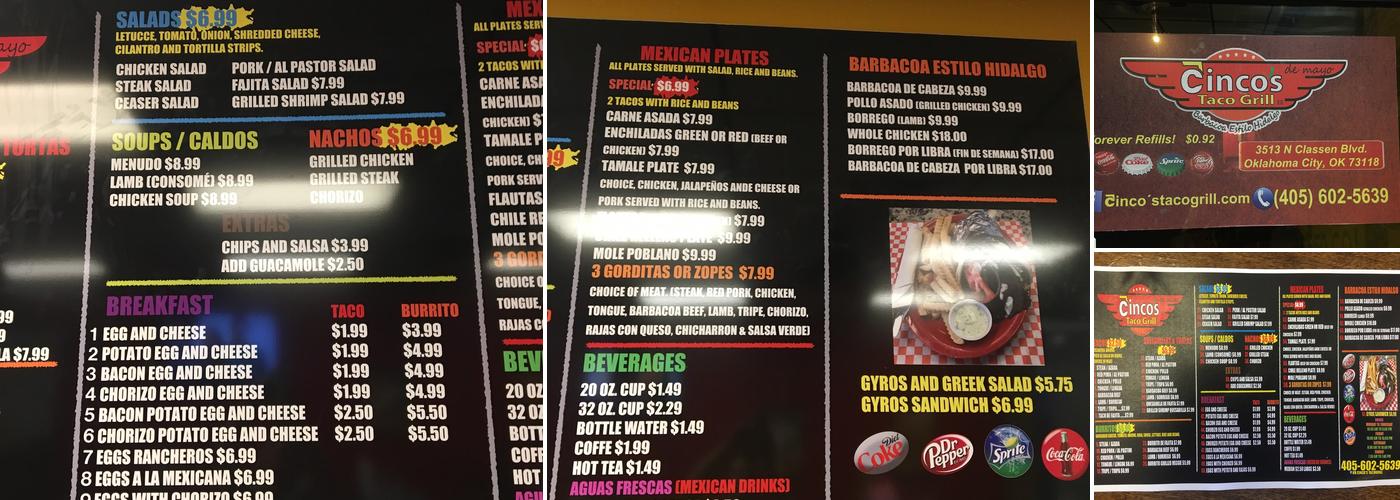 5 de mayo birria y barbacoa Menu