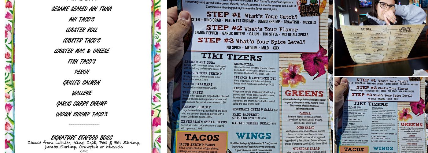 Bayside Menu