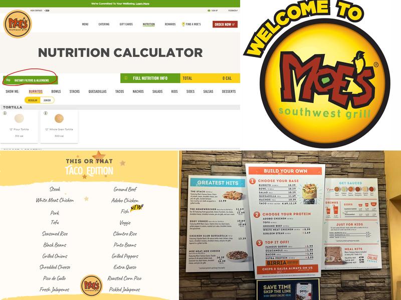 Moe's Southwest Grill Menu