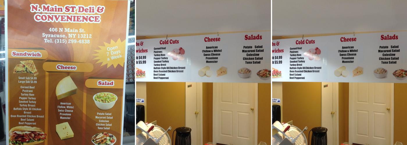 N Main Street Deli & Convenience Menu