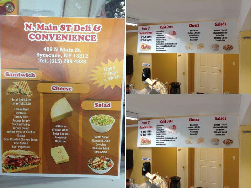 N Main Street Deli & Convenience Menu