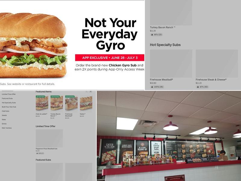 Firehouse Subs East Lake Menu