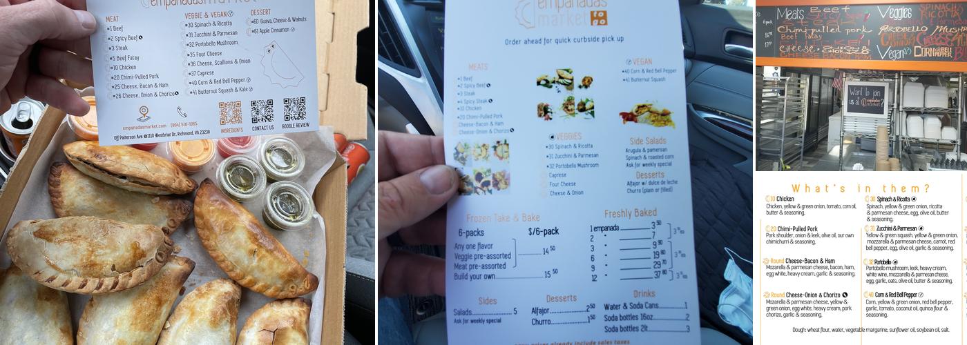 Empanadas Market Menu