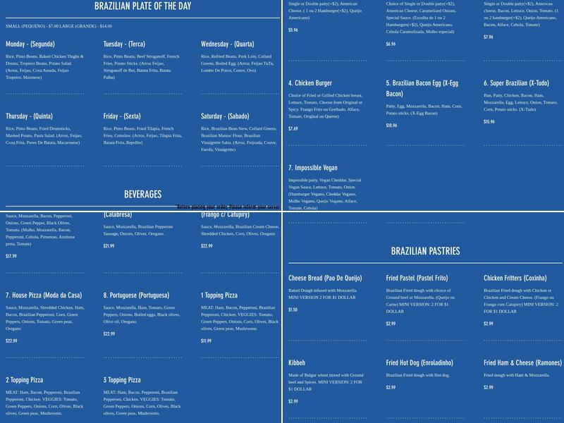 Silos Bakery Menu