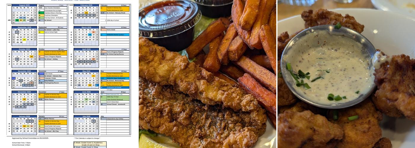 Nashoba Tech Restaurant Menu