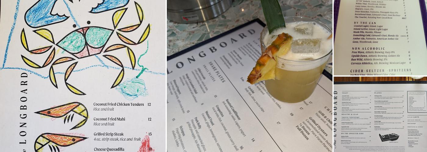 The Longboard Menu
