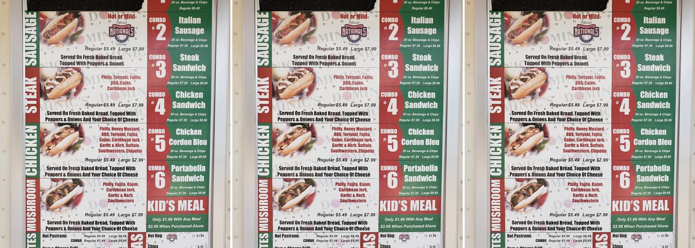 Dominic’s of New York Menu