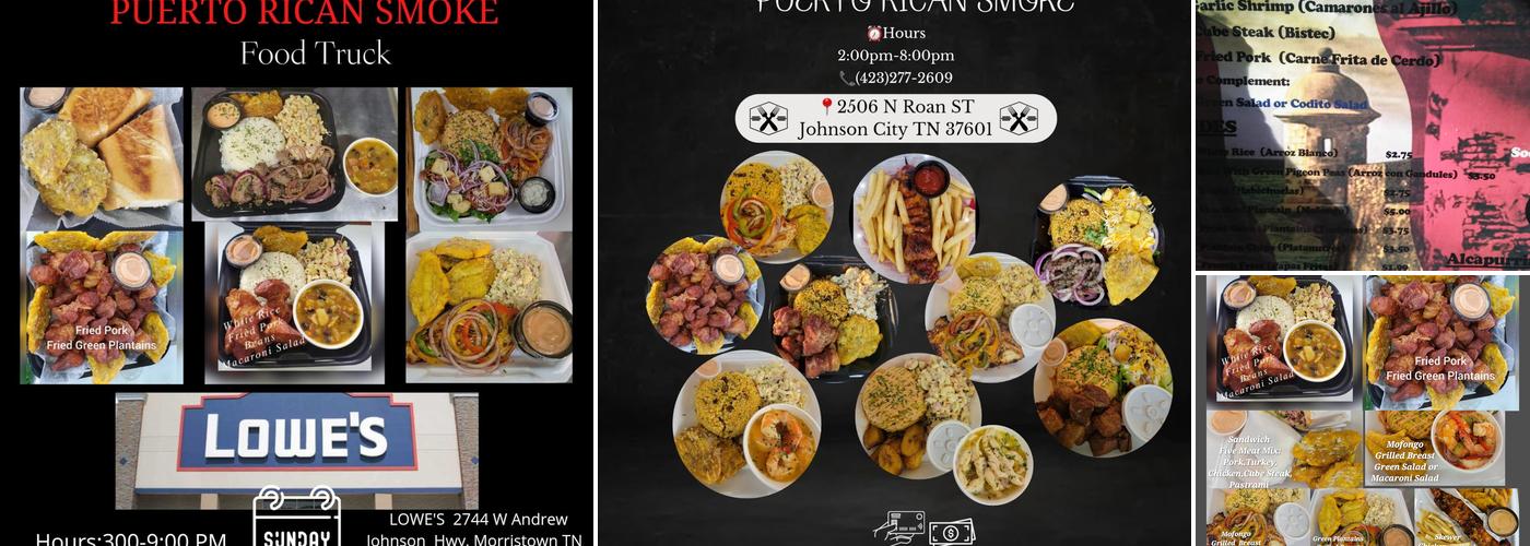 Puertorican Smoke Food Truck Menu