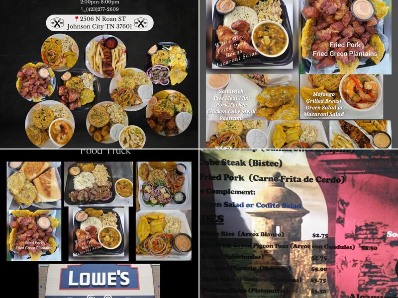 Puertorican Smoke Food Truck Menu