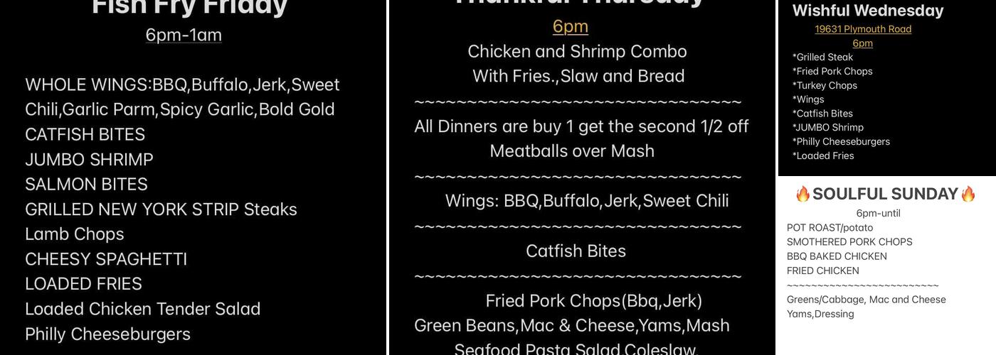 JAYDEE’S SOUL FOOD Menu